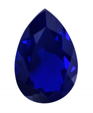 人造藍寶石 水滴型 PS 藍寶#35